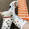 Funny Cotton Cartoon Eel Socks Harajuku Street Sweat-absorbent Stripes Socks Casual Breathable Mid Tube Socks