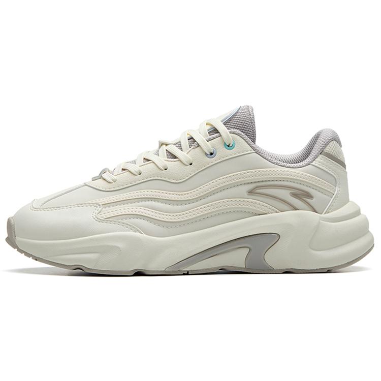 Anta Lightweight Low top Sports Casual Shoes Women's Light Beige White 922238865-1