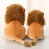 23/28cm Simulation Male Lion Plush Toys Lifelike Panthera Leo Stuffed Dolls Cute King of Grassland Room Decor Kids Birthday Gift