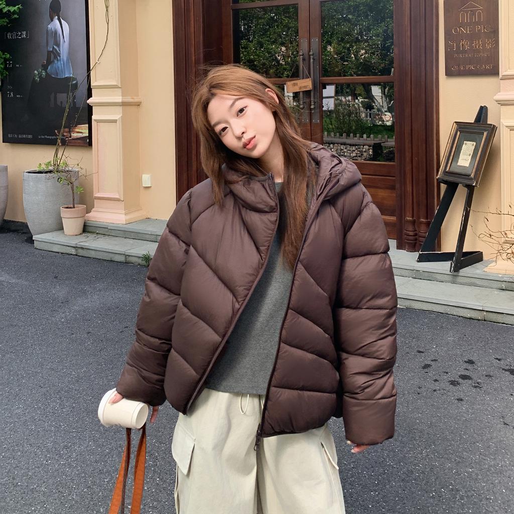 New Twill Down Cotton-padded Clothes for Women's Autumn and Winter New Jackets Loose Casual Cotton-padded Jackets Thickened