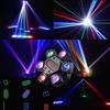 New Mini Six-Arm Disco Party DJ Laser KTV Atmosphere Light Remote Control Colorful Stage Effect Light