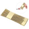Nail Art Bits Reinigungsbürste goldene Farbe Kupferdraht Bohrer Reiniger Pinsel Maniküre Zubehör