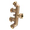 Hose Splitter 4 Way Water Tap Hose Connectors Distributor Garden Water Splitter NPT 3Celsius4