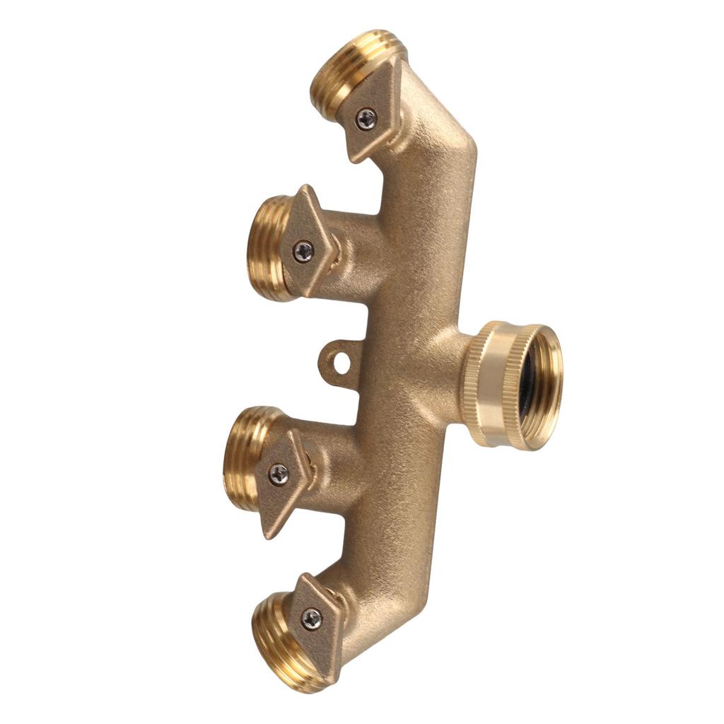 Hose Splitter 4 Way Water Tap Hose Connectors Distributor Garden Water Splitter NPT 3Celsius4