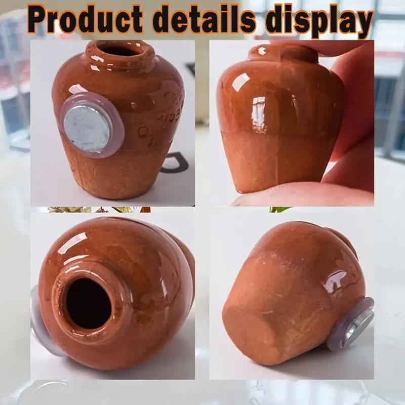 1 sada Magnetky na lednici Samolepka Domácí potřeby Pryskyřičná nálepka na lednici Mini magnetická váza 3D 3/5/8/12ks