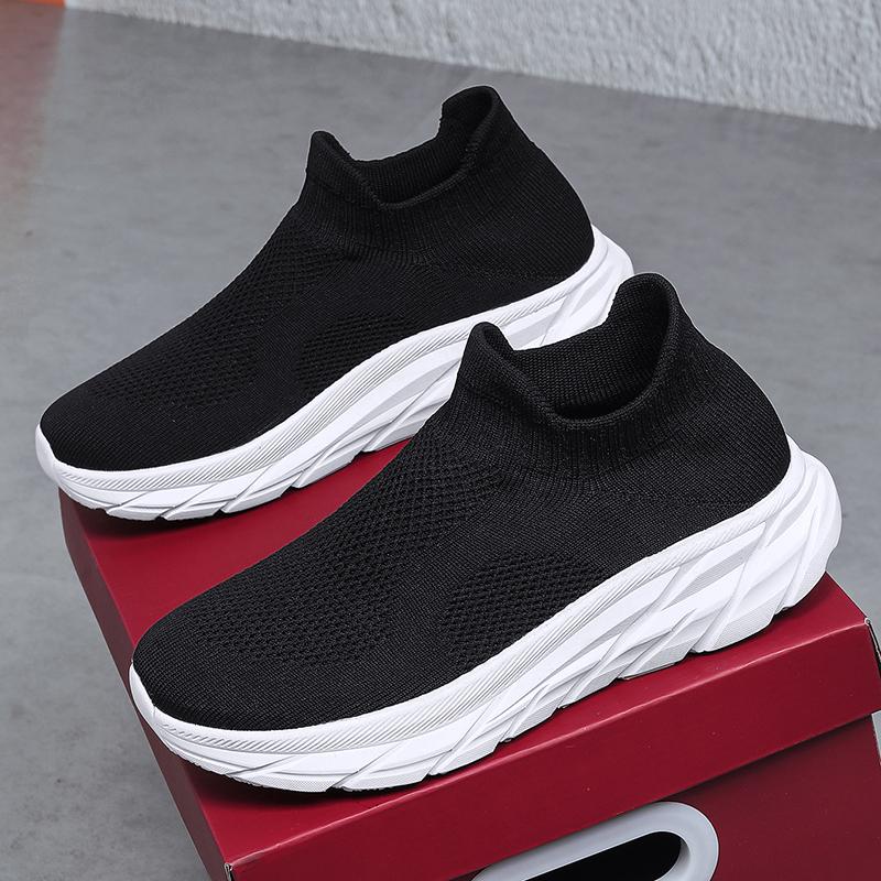 Fashion Men's and Women's Breathable Sports Casual Mesh Shoes Spring and Autumn Soft Sole Lightweight Non-slip Pair Running Shoes