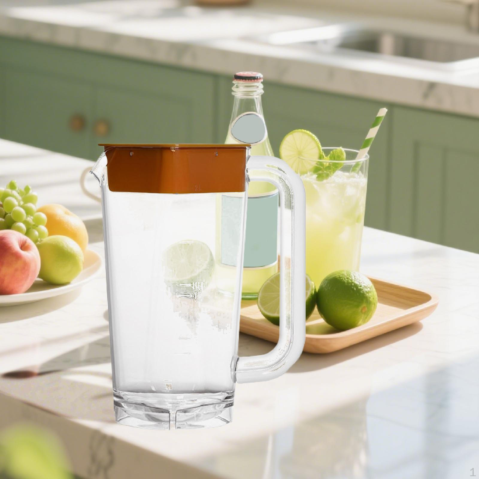 

2 Liter And Cold Water Pitcher, Refrigerator Kettle for , Juice, коричневый