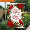 2D Flat - 2D Flat Printing Garden Flag 1pc, Holiday Greeting Card Durable Single-Sided Print Yard Flag, Garden & Home Holiday Decoration, 29.97X44.96
