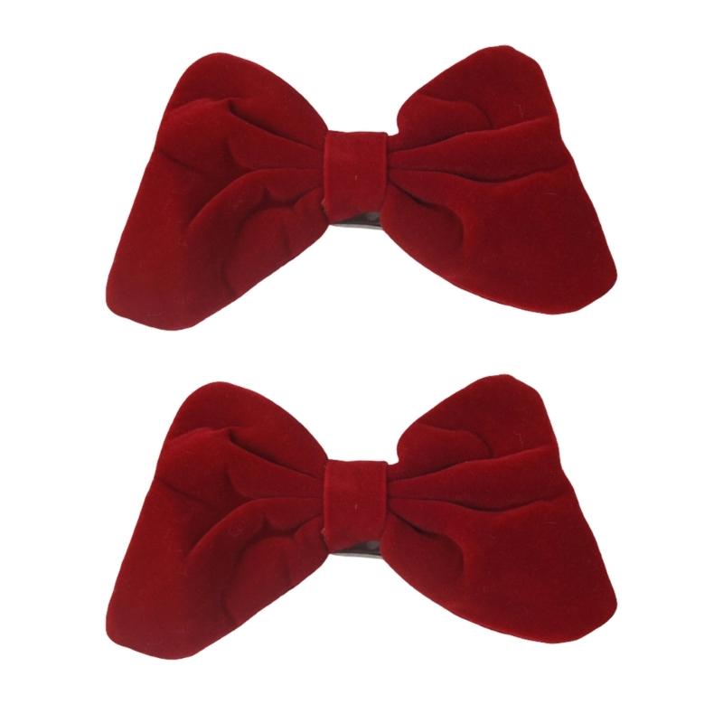 2Pcs Breathable Bows Tie Design Curtain Tiebacks Easy Installation for Home Decoration Multiple Color Option