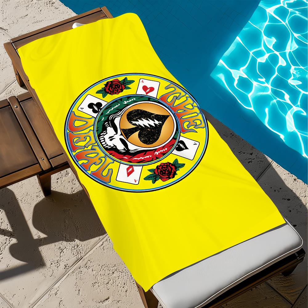 Rock Band G-Grateful-Dead Music Towel Soft Pool Gift For Travel Gym Shower Camping Quick Dry Sports Large Beach Towel