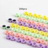200Pcs Eyelash Extension Glue Cup, Diamond Cone Shaped Glue Cup, Delay Cup, Two-Hole Auxiliary Tool for Eyelash Extension