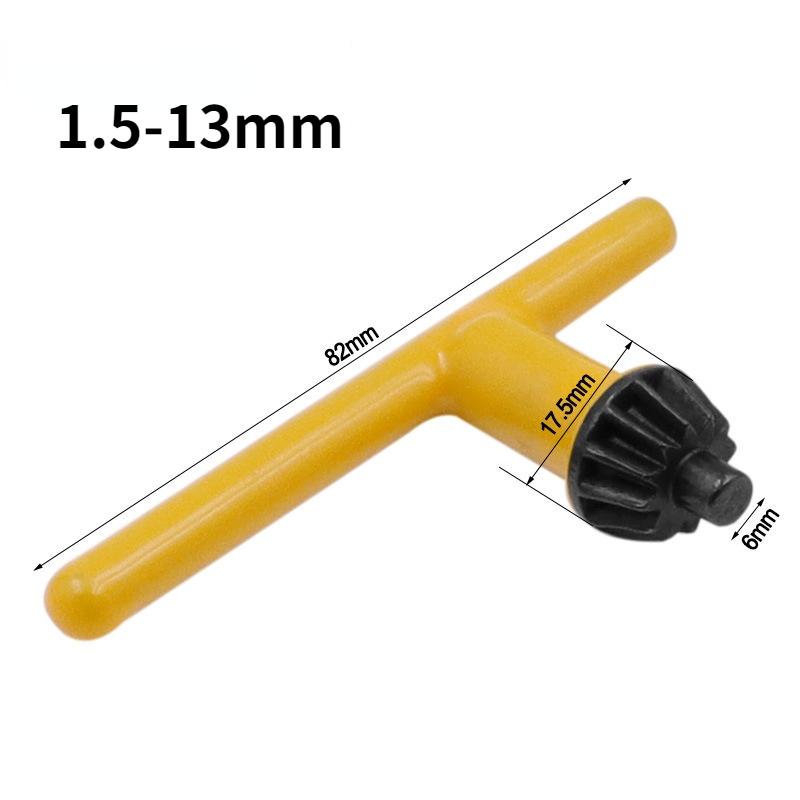 1PCS Hand Bohrer Schlüssel Schlüssel Pistole Power Werkzeug Zubehör Teil Chuck Schlüssel Elektrische Anwendbar Auf Mit Gum Abdeckung