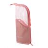 Portable Travel Waterproof Makeup Bag Vertical Foldable Large Capacity Handheld Zipper Pencil Storage Bag