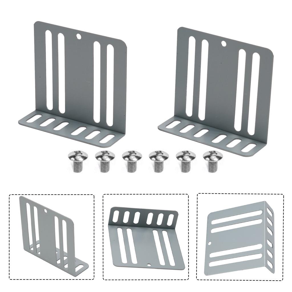 Metal Car Radio Mounting Accessory Replacement 2 Brackets