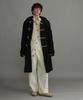 Montgomery Long Original Duffle Coat With Wooden - Black
