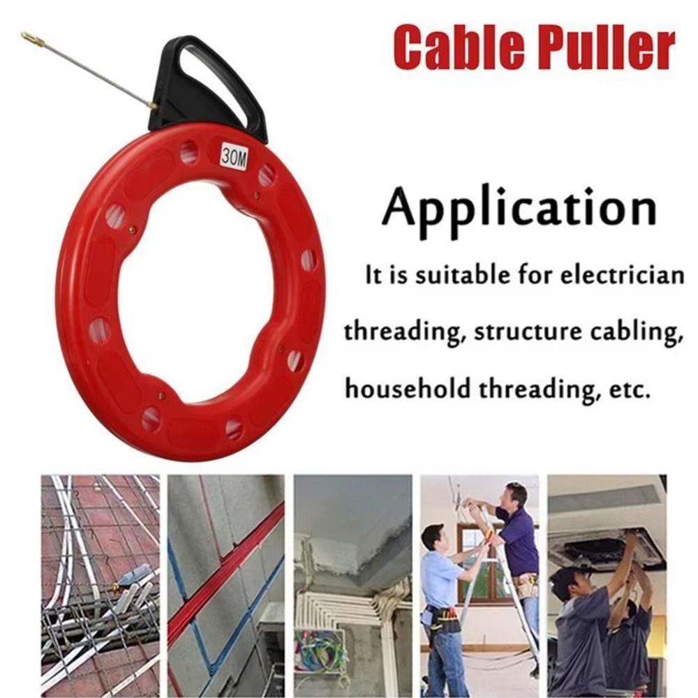 With Impact Case Electrician Wire Cable Threading Device Electrician Cable Puller  Wire Pulling