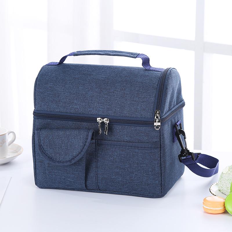 Portable Lunch Bag Thermal Insulated Lunch Box Tote Cooler Bag Bento Pouch Lunch Container School Food Storage Bags
