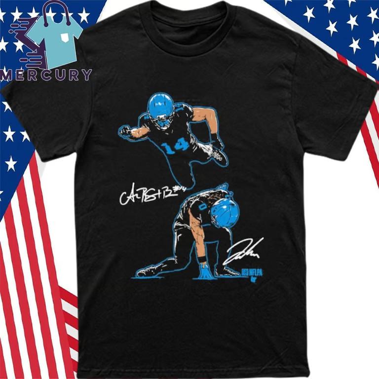 Amon-Ra St. Brown & Jahmyr Gibbs Superheroes Signature Shirt Unisex T-Shirt XL