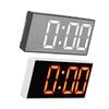 Digital Alarm Clock LED Mirror Electronic Clock USB Power Temperature Humidity Monitors Alarm for Ho