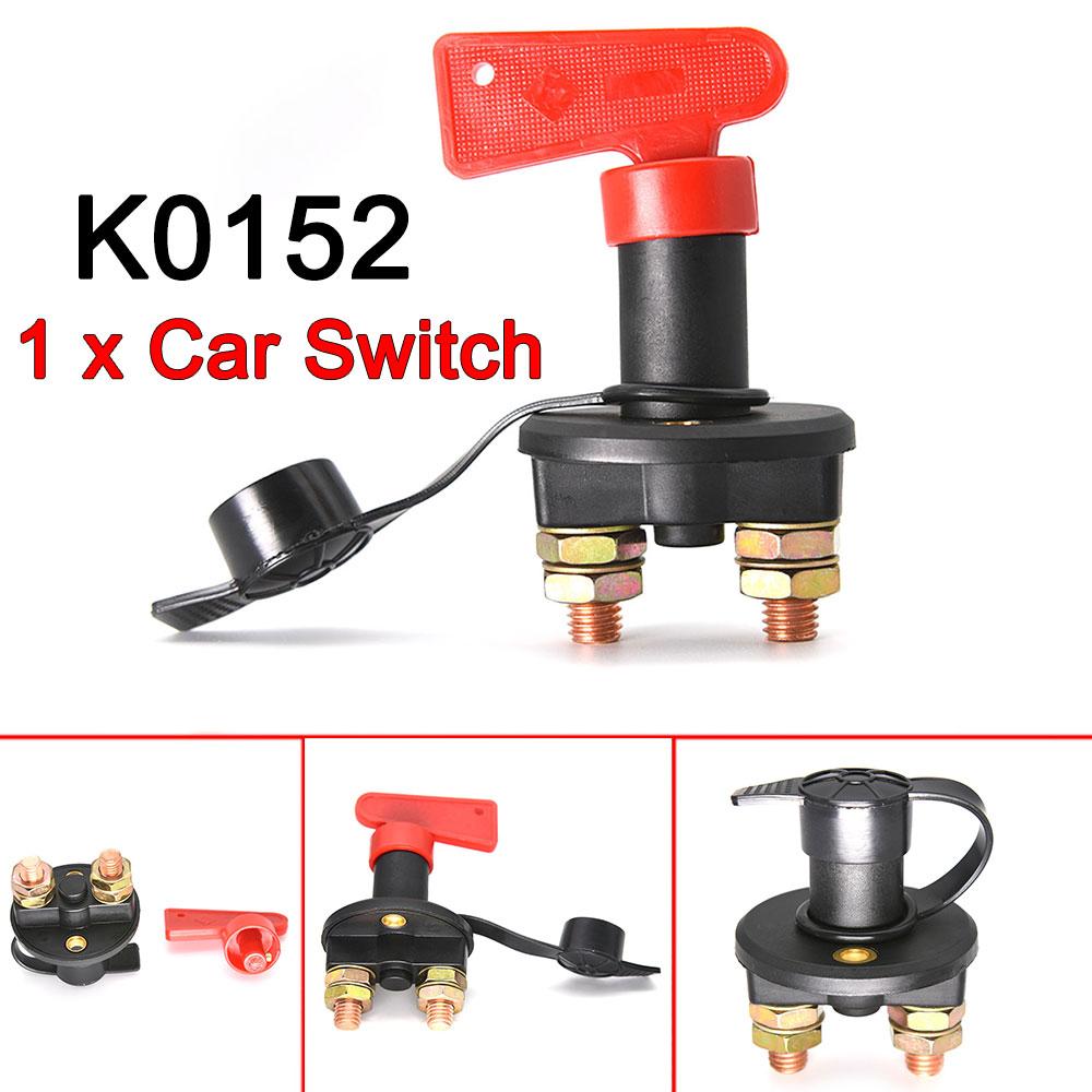 AD 12V Key Battery Isolator Disconnector Cut Off Main Kill Vehicle Modified Car Power Switch Car Battery Power Switch For Truck