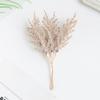 A Bundle(6pcs) Artificial Plants Golden Silvery Fake Branch Christmas Tree Wreaths Home Box Accessories Wedding Arch Decorations