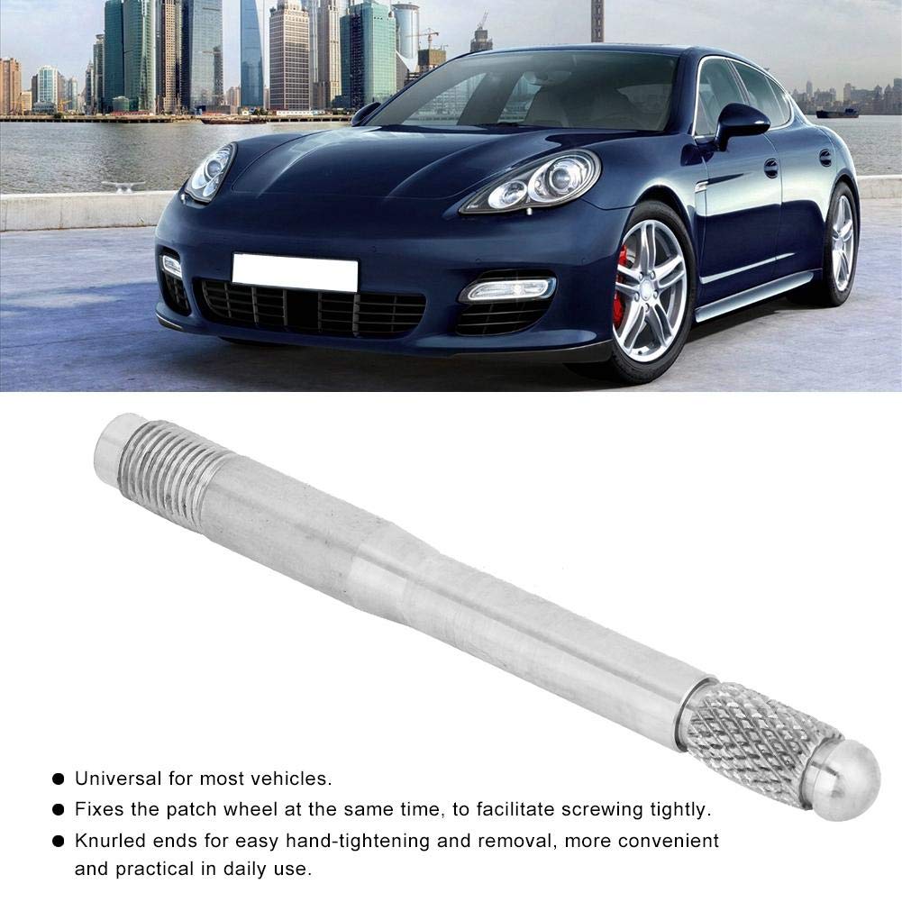 KIMISS Wheel M12 1.5, Wheel Installation Tools, Stainless Steel Car Wheel Mounting Auxiliary Tire Replacement Tool Replacement Accessories (M12*1.5)