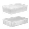 Small Bead Storage Organizer Box Mini Carry Case Empty with Lid Transparent Container for Fishing