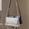 Rhombus Chain Geometric Underarm Bag Women'S High-End Niche Design Solid Color Fashion Shoulder Messenger Bag