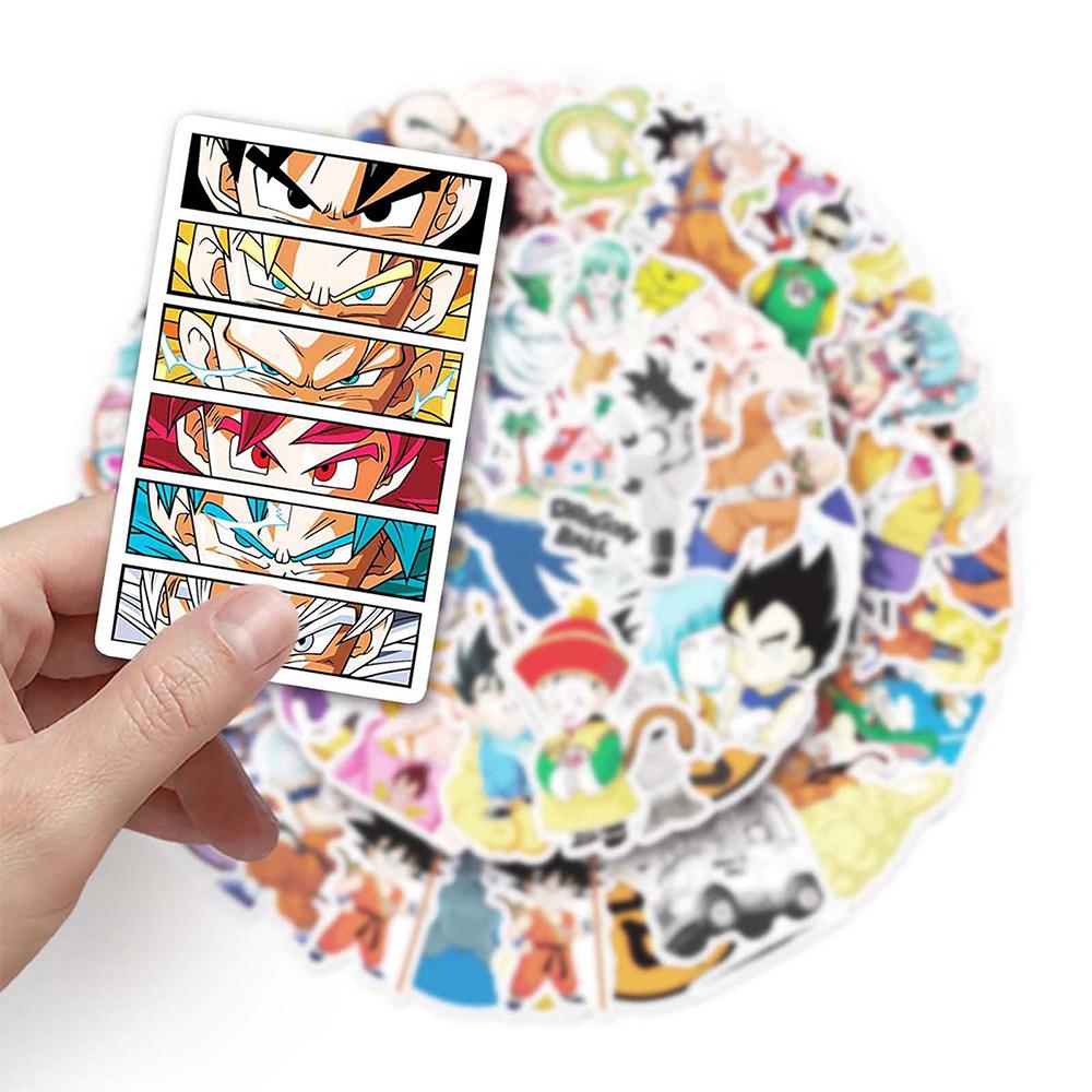 10/30/50pcs Cartoon Dragon Ball Graffiti Stickers Classic Manga Son Goku Decals DIY Skateboard Helmet Anime Graffiti Sticker Toy