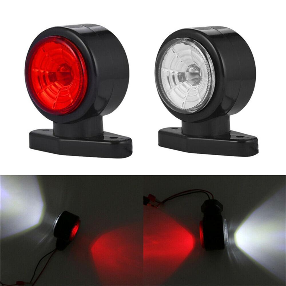 2PCS Side Marker LED Trailer Lights Tail Lamp Outline Lamp Car Truck Trailer Van Led Marker Lights Truck Bus 12V-24V