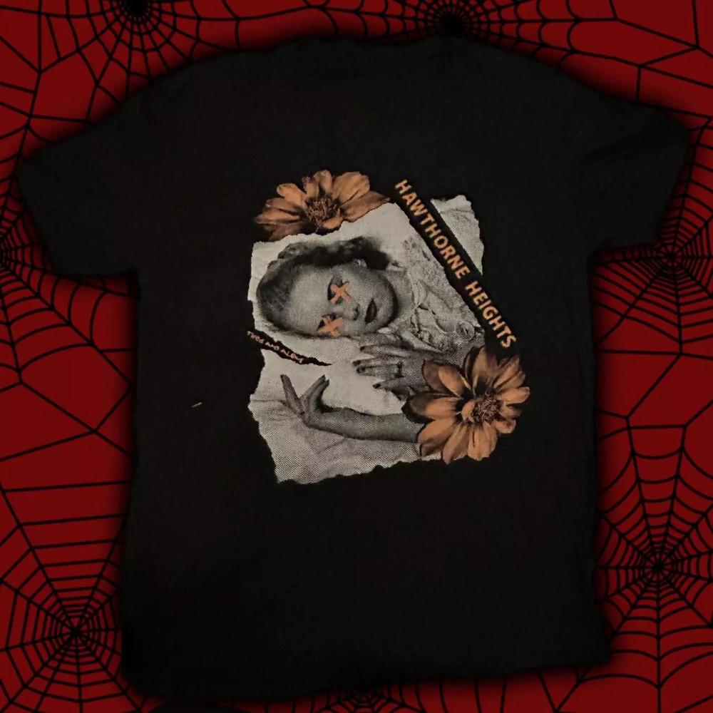 Hawthorne Heights Band On Tour With Chiodos 2025 T Shirt Full Size S-5XL ET1096 Unisex T-Shirt XXL