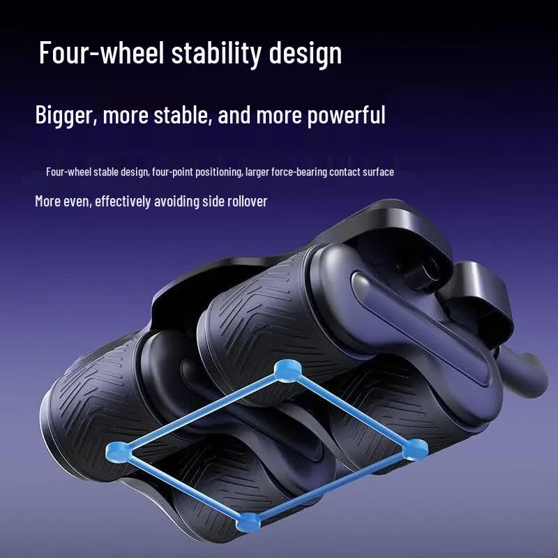 TLXT Smart 4-Wheel Automatic Rebound Ab Roller