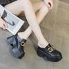 Arrivo alla Moda Pantofole da Donna Mesh Traspirante Senza Schienale Mezza Pantofola Zeppe Mules Fondo Spesso con Aumento di Altezza di 11 cm Scarpe alla Moda