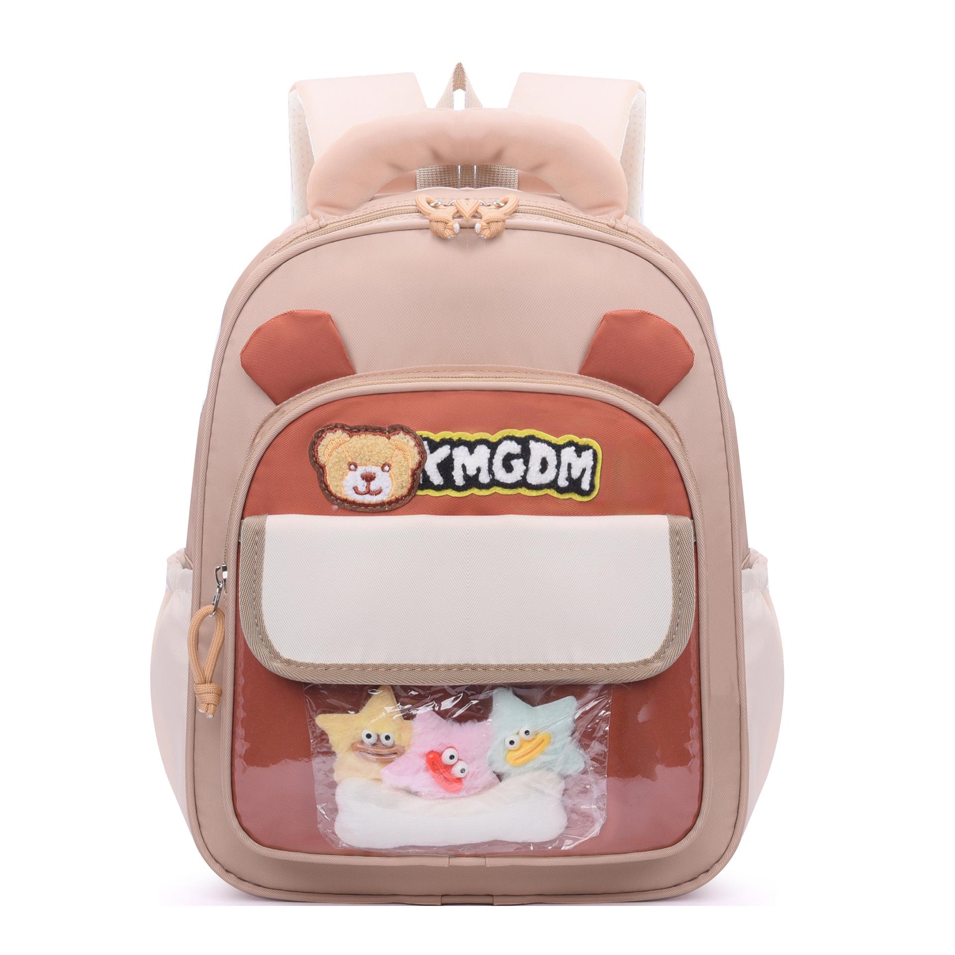 

2025 Children s Cartoon Backpack - Lightweight, Large Capacity, Stain-Resistant Oxford Cloth for Grades 1-6