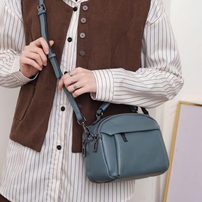 Cowhide Shoulder Women's Bag Large Capacity Crossbody Women's Fashion Simple Shopping Bag Practical and Generous Bag Soft Leather