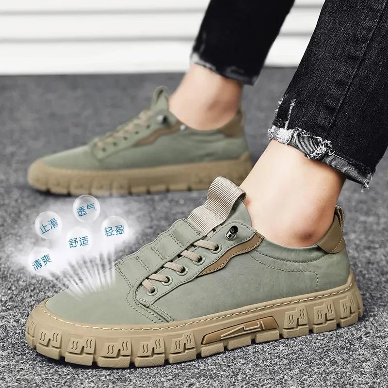 Men Sneakers Breathable Casual Lace Up Slip On Walking Flats That's Male Vulcanized Shoes Fashion Zapatillas Deporte Sneakers