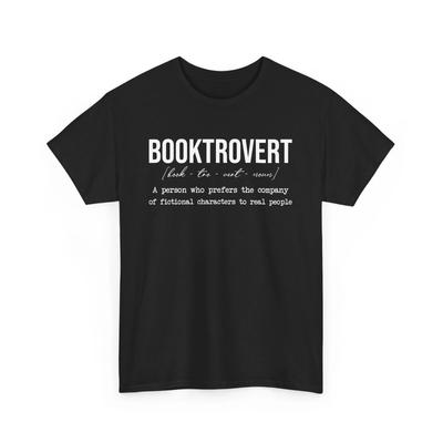 Book Lover T-Shirt | Funny Reading Shirt | Booktrovert Definition T-Shirt