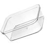 Drawer Storage Trays Durable Transparent Plastic Drawer Storage Divid Box for Kitchen Medium Square