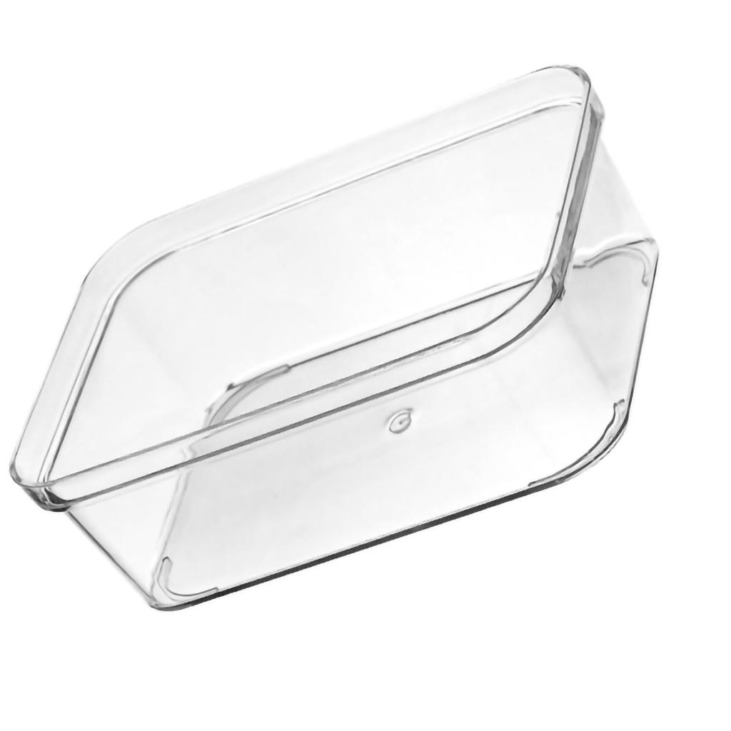 Drawer Storage Trays Durable Transparent Plastic Drawer Storage Divid Box for Kitchen Medium Square