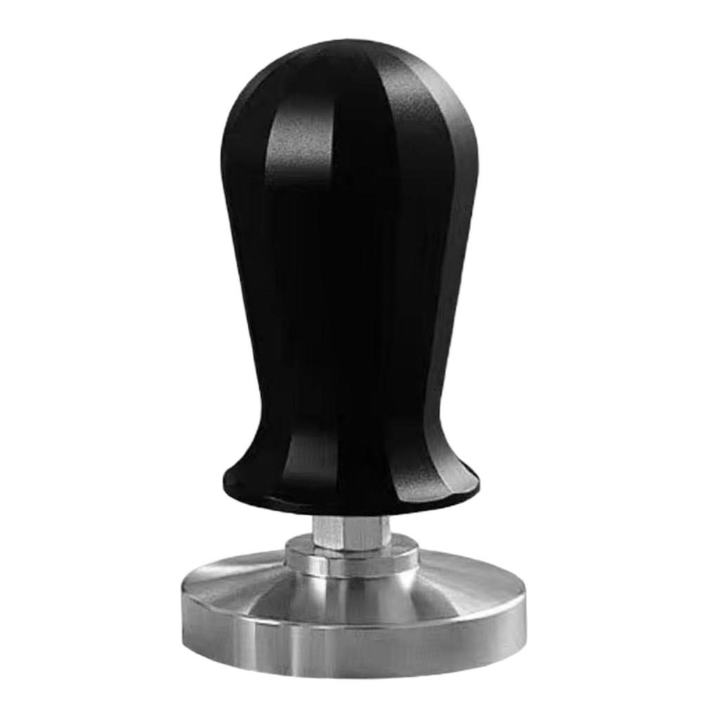 Stainless Steel Coffee Tamper, Flat Base Bean Press Hammer Leveler Tamper Barista Tool