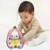 Baby Breathing Rabbit Plush Toy with Soothing Music Light Musical Strawberry Carrot Bunny