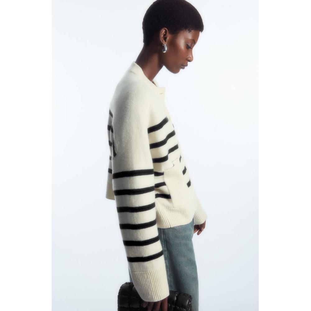 Cos Japan Wool Crew Neck Cardigan