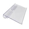 50PCS Double Line Hook Label Holder Transparent Price Tag Display Holders  Supermarket
