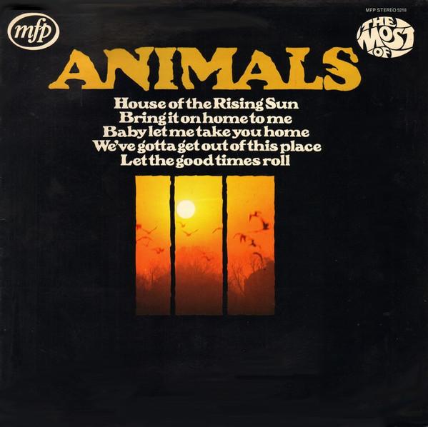 LP Record ANIMALS - Most Of MFP5218 MUSIC FOR PLEAS 1971 UK Rock Used