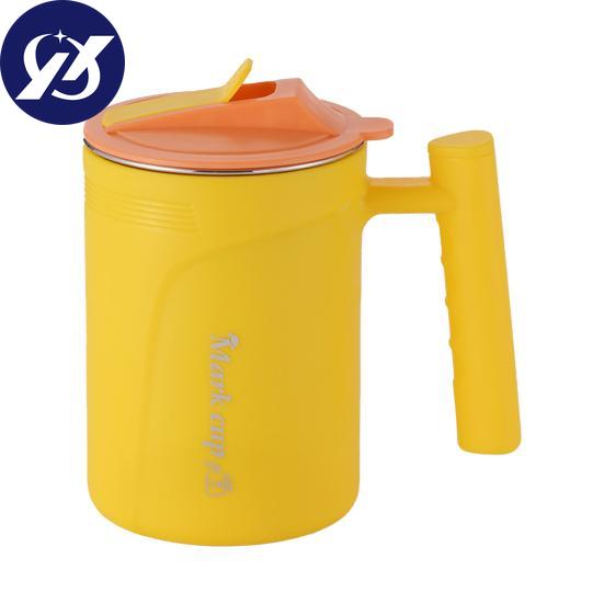 480ML Insulated Cup Stainless Steel Coffee Mug Lightweight Portable Long Handle Tea Cup Home Office Supply