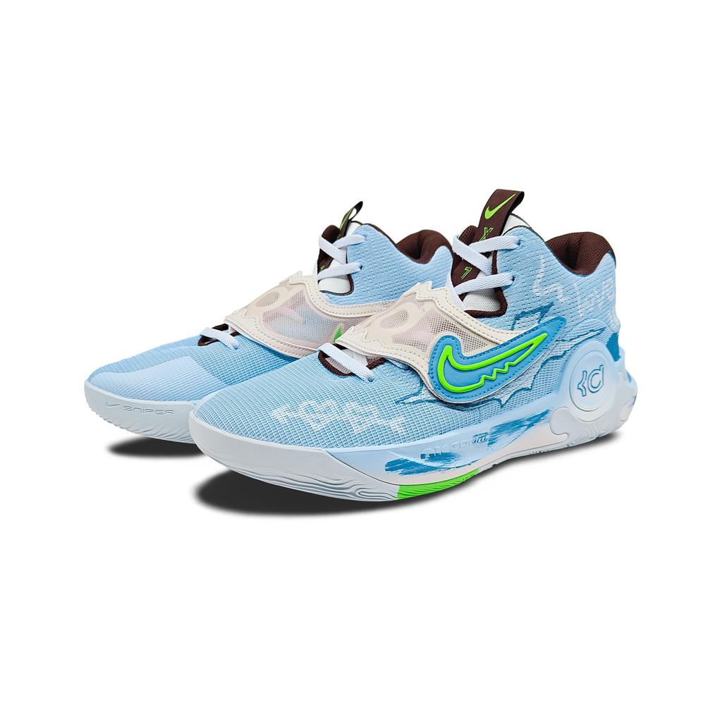 Nike KD Trey 5 X Slip Resistant Slip Resistant Low top Basketball Shoes Men's Sky Blue DJ7554-014(Team282-)