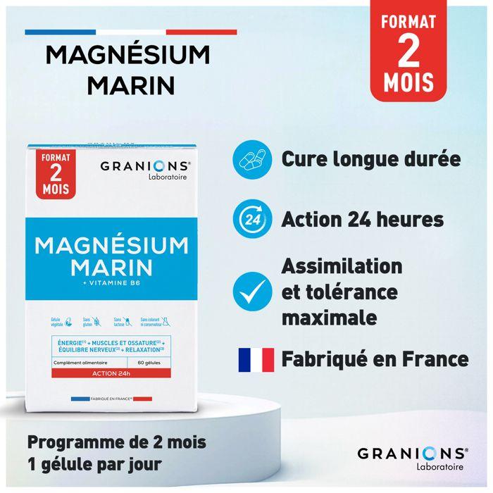 Granions Magnésium Marin 60 gélules