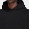 Adidas Originals Trefoil Solid Color Embroidered Pullover Hoodie Long Sleeve Sweatshirt Men Tops Black HN6934
