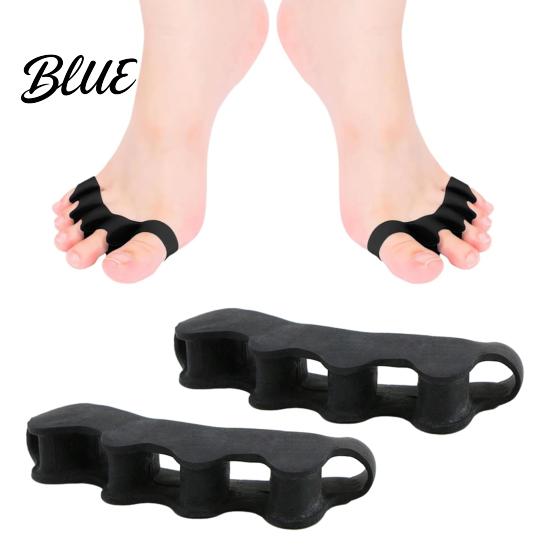 Toe Separator 2Pcs Separators for Overlapping Toes Soft Silicone Bunion Corrector Foot Care Spacers Men Women Reusable Ergonomic Spacer Alignment