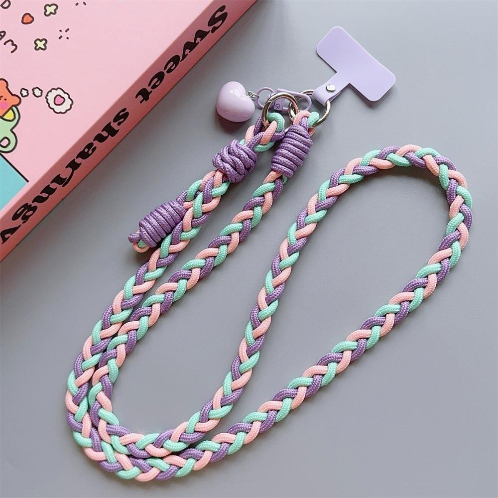 Anti-loss Phone Hanging Chain Nylon Mobile Phone Lanyard DIY Phone Crossbody Chain  Christmas Gifts